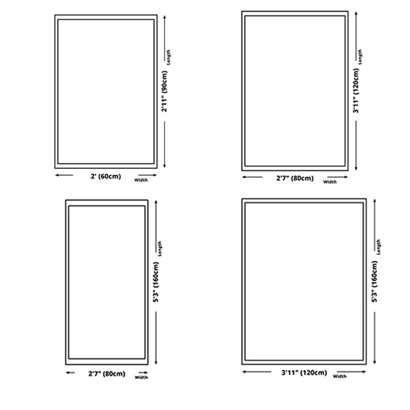 Funky Living Room Area Rug Modern European Carpet Polyester Rug with Non-Slip Backing