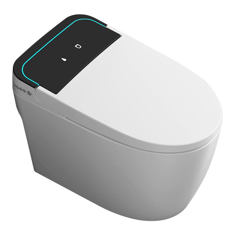 Modern Floor Mount Skirted Toilet Bowl Siphon Jet Toilet with Seat for Bathroom