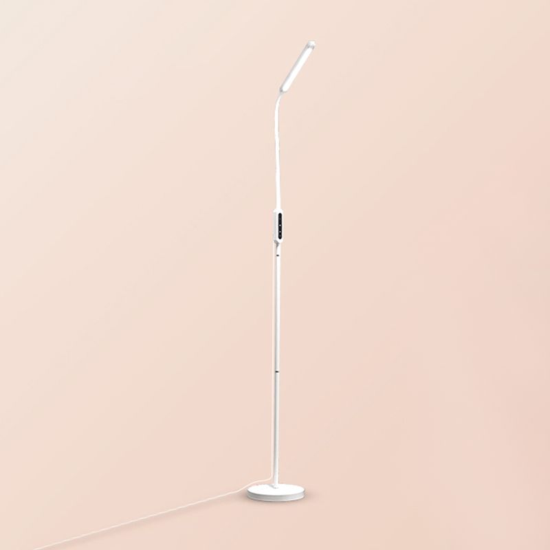 1 lampadaire linéaire léger les lampes standard en métal contemporain pour le salon