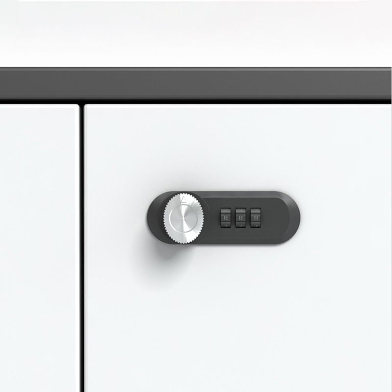 Contemporary Filing Cabinet Wood File Cabinet with Lock and Storage