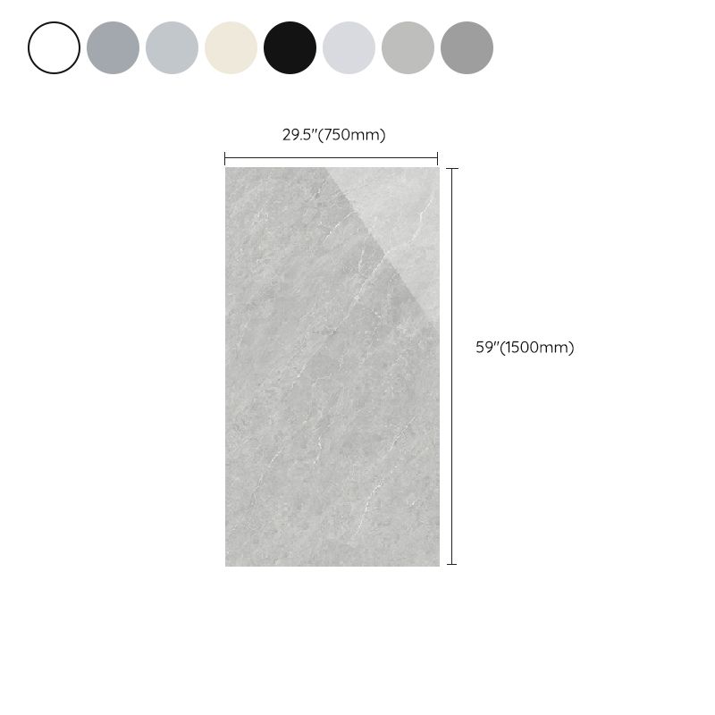 Polished Mixed Material Floor Tile No Pattern Singular Floor Tile