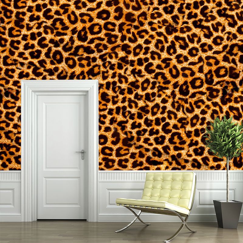 Full Size Photography Modern Mural Wallpaper with Animal Skin Pattern in Light Color
