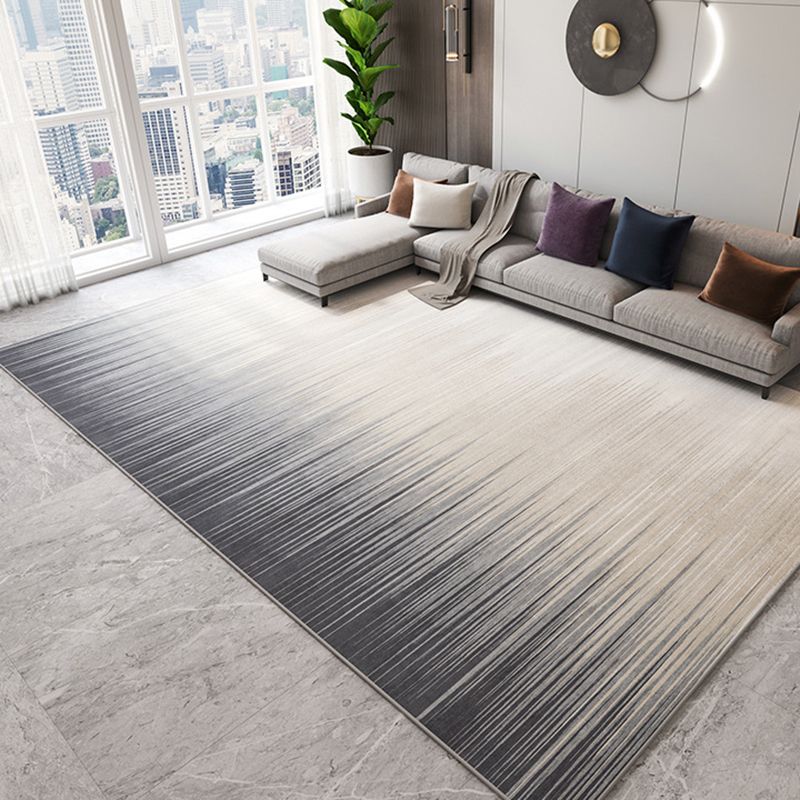 Light Brown Modern Rug Blending Color Piece Rug Washable Rug for Living Room