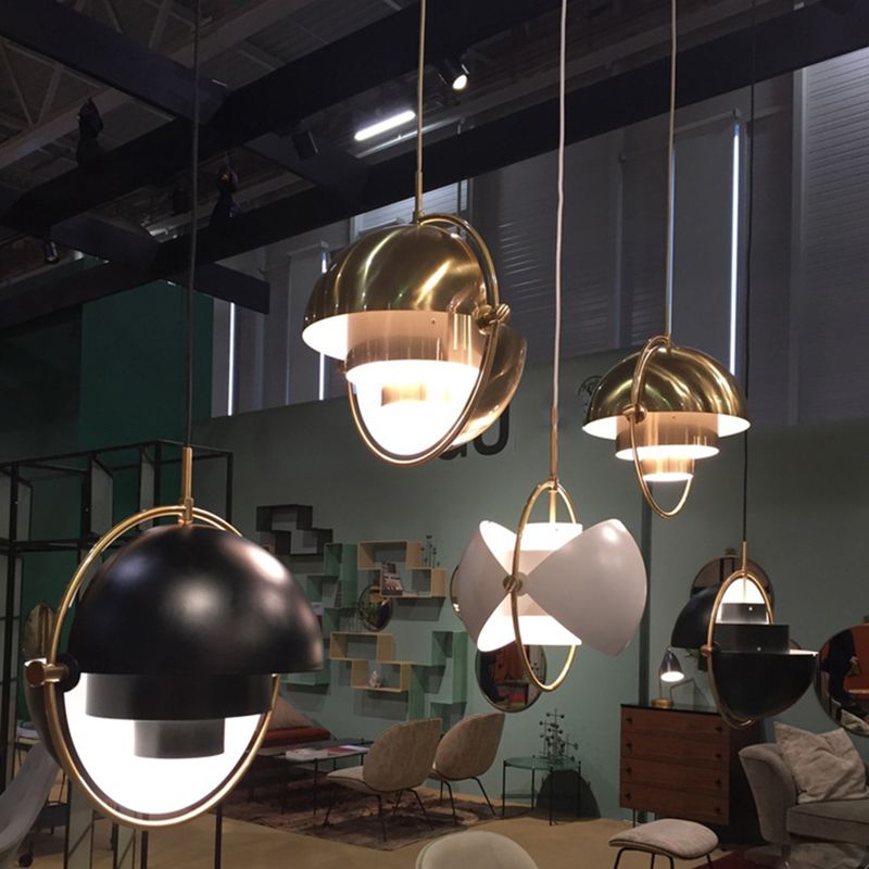 Luce a sospensione contemporanea in metallo Luce sospesa a 1 luce per sala da studio