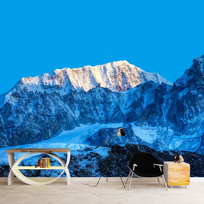 Himalayas View Mural Wallpaper Moisture Resistant Wall Art for Guest Room Decor