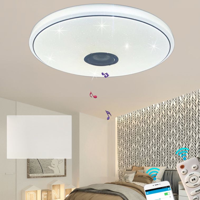 LED Flush Mount Ceiling Light Smart Mobile Phone Control Shop Light Room Light