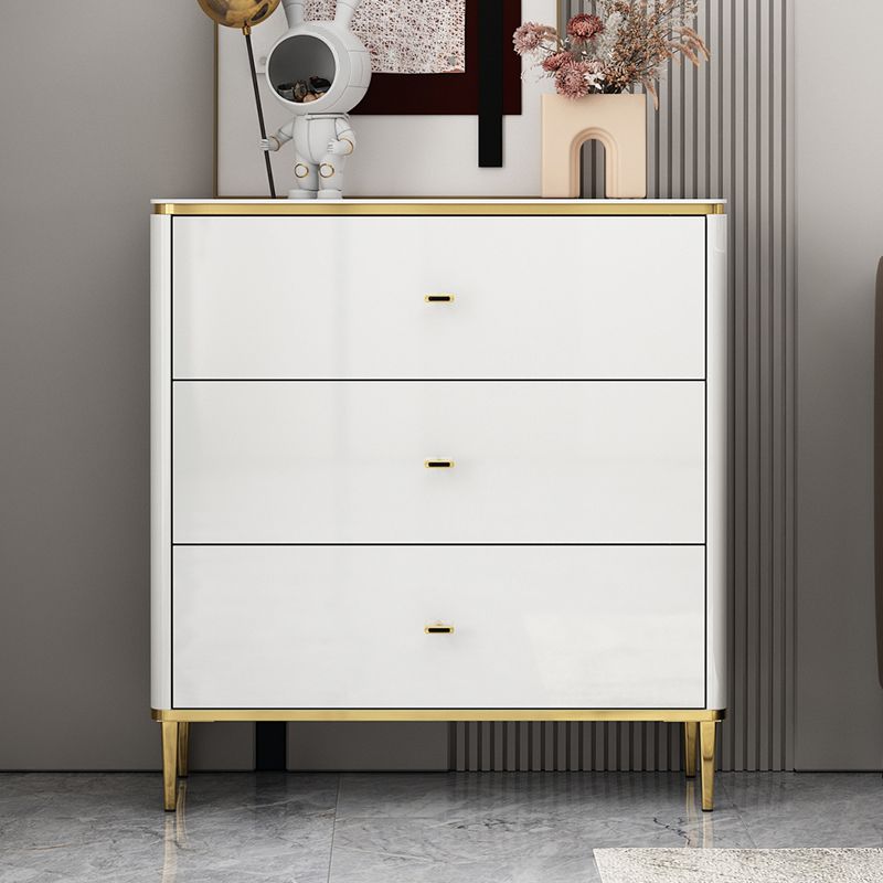 11.7-inch Width Glam Storage Chest Stone Storage Chest Dresser with 3/6 Drawers