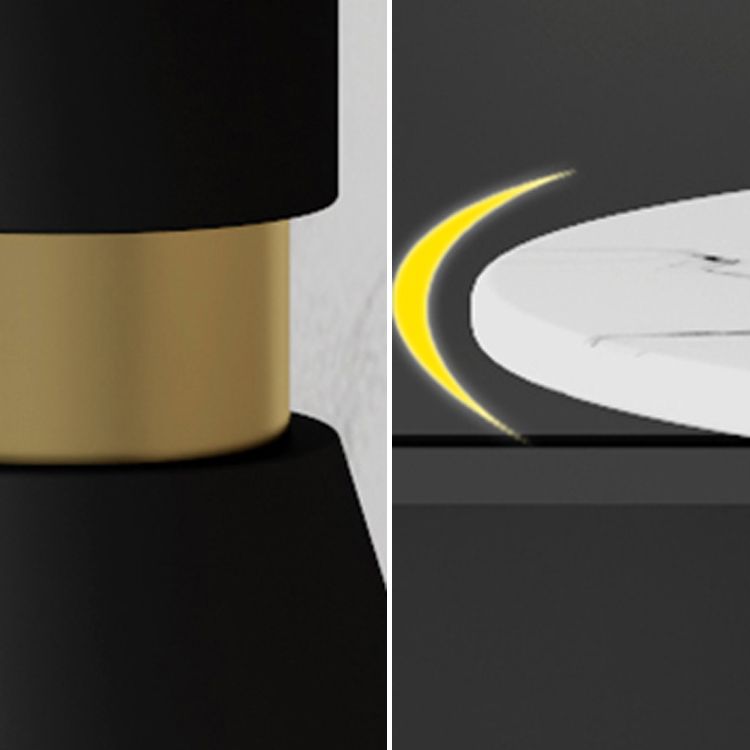 Glam 1/2/5 Pieces Round Dining Set Sintered Stone Dining Table Set for Restaurant