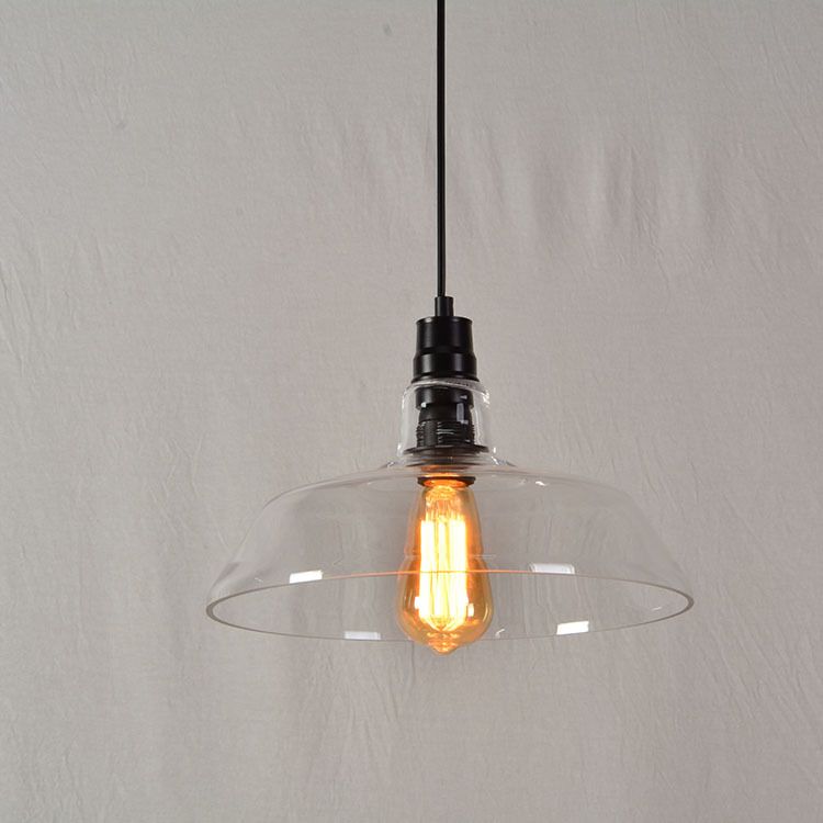 Luz de techo de vidrio Room Deding Room One Light Light Modern Hanging Light