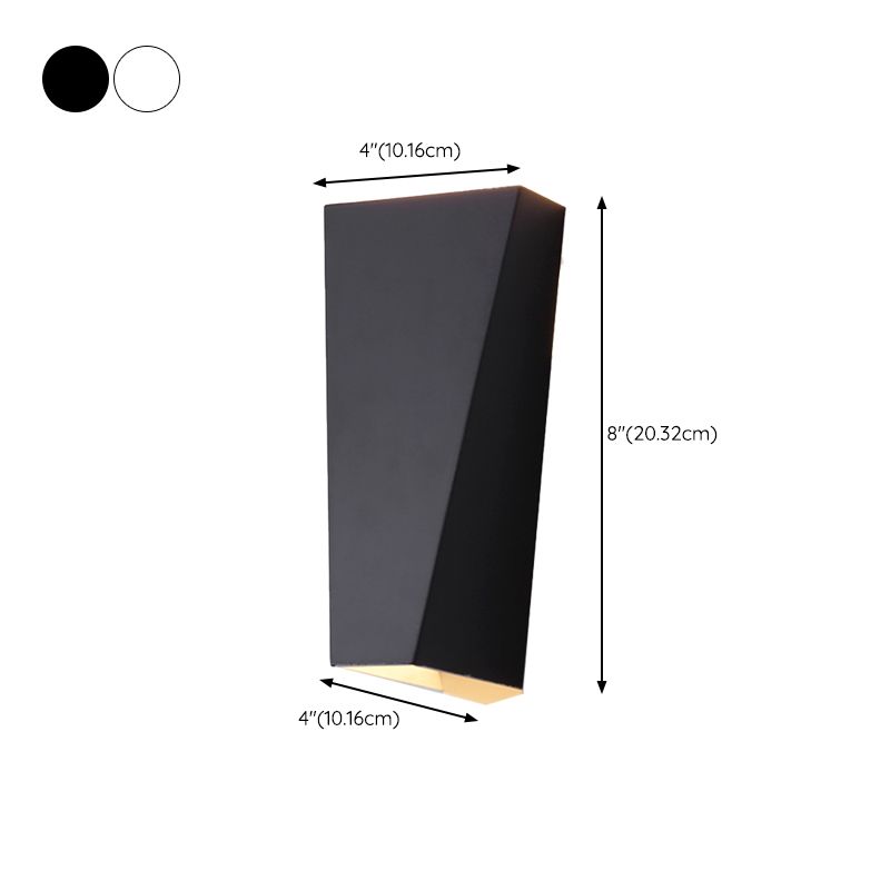LED Wall Lamp Modern Style Wall Mount Lamp with Iron Shade for Bedroom