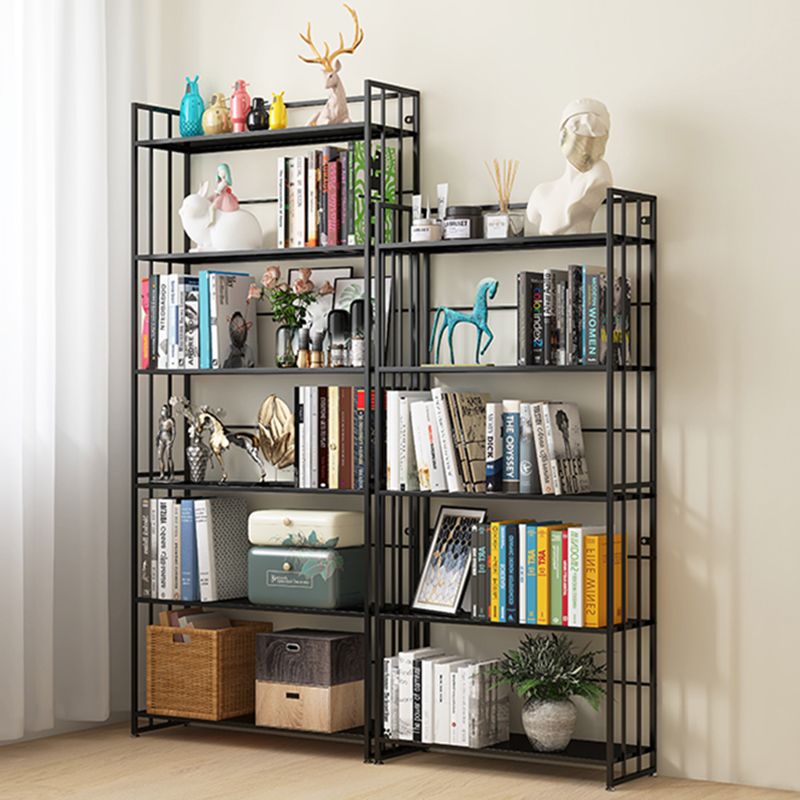 9.84"W Bookshelf Contemporary Style Open Back Bookcase for Home Office