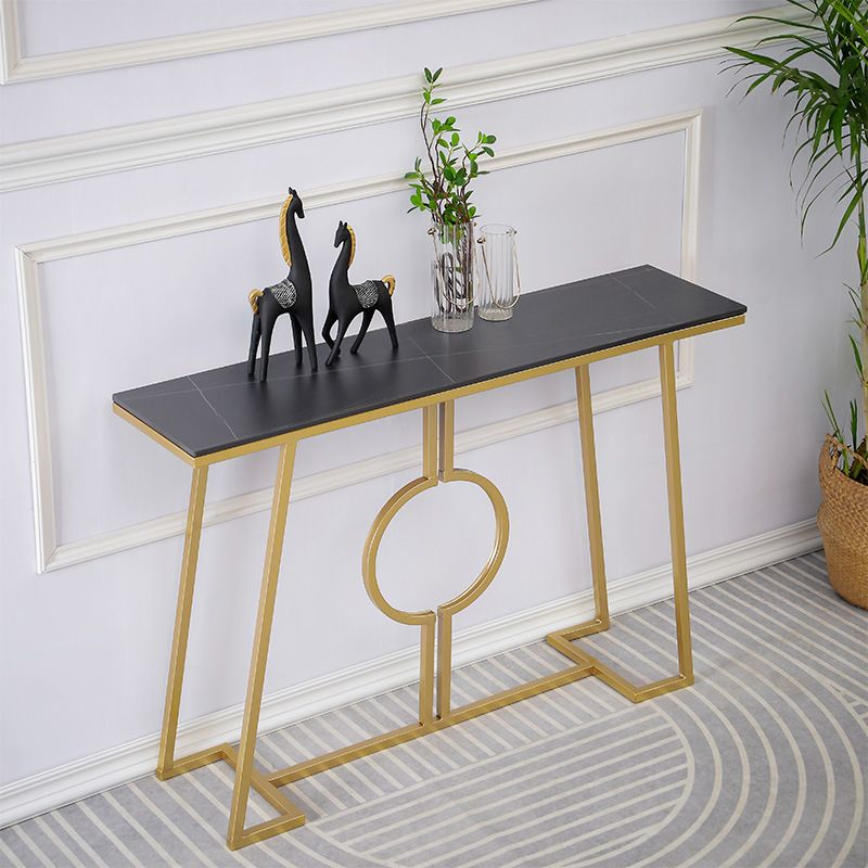 Modern Console Accent Table Antique Finish Sofa Console Table