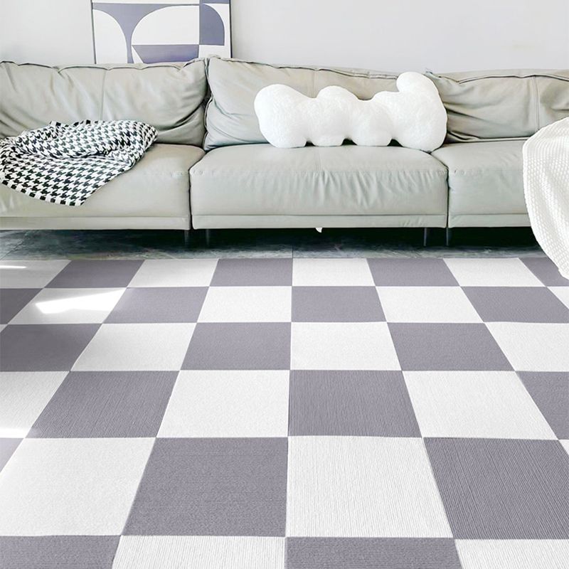 Modern Basin Carpet Tiles Color Block Level Loop Indoor Carpet Tiles