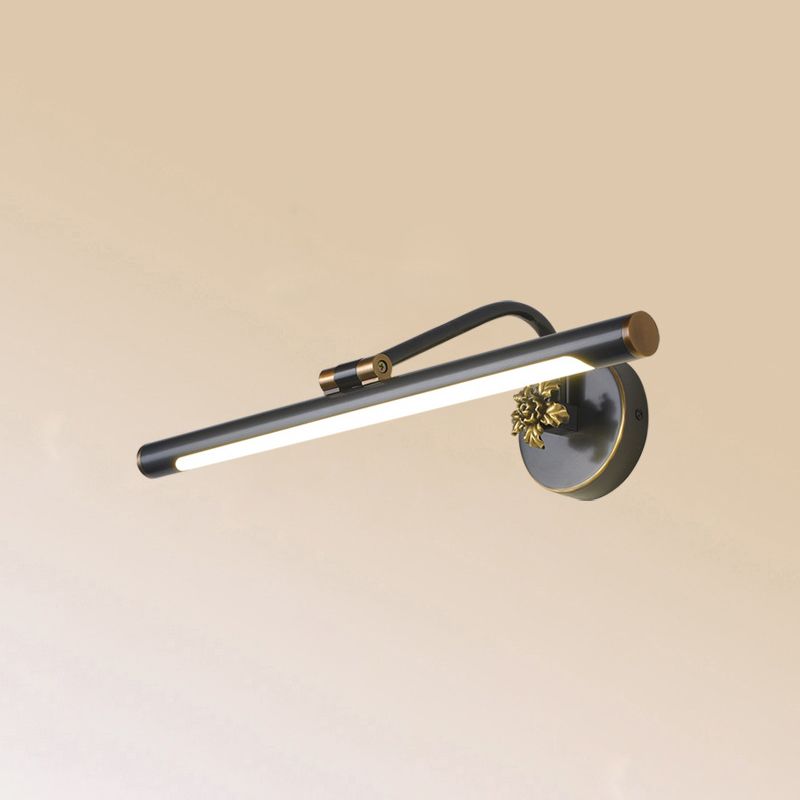 Adjustable Tube Bath Vanity Mirror Light Vintage Metal LED Wall Mount Light Fixture