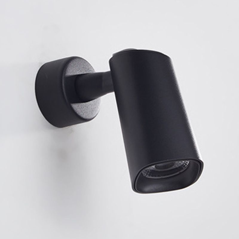 Modern Style Cylinder Wall Sconces Metal 1 Light Wall Mounted Reading Lights