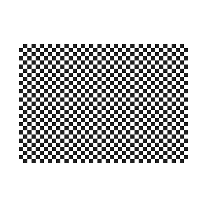 Modern Checkered Pattern Rug Polyester Indoor Carpet Stain Resistant Carpet for Living Room