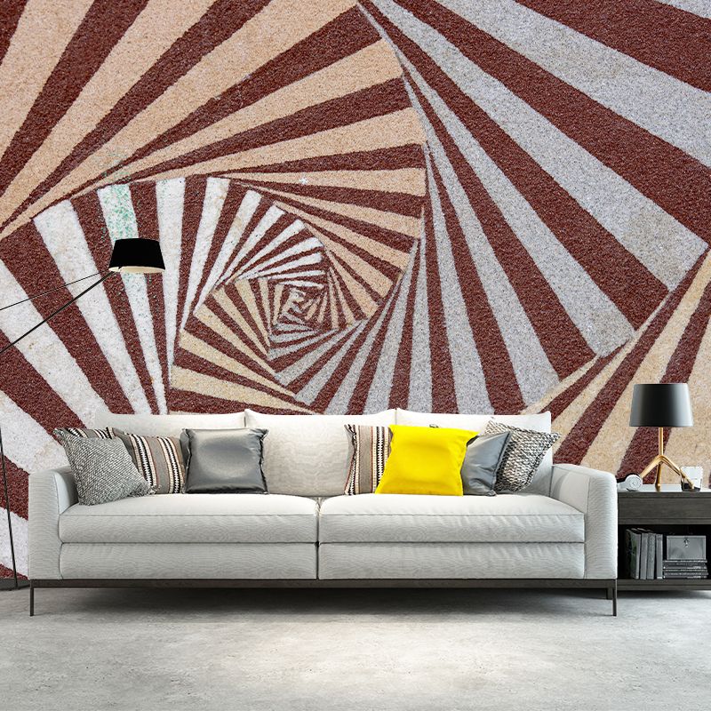 Environmental Photography Wall Mural Geometric Sitting Room Mural Wallpaper
