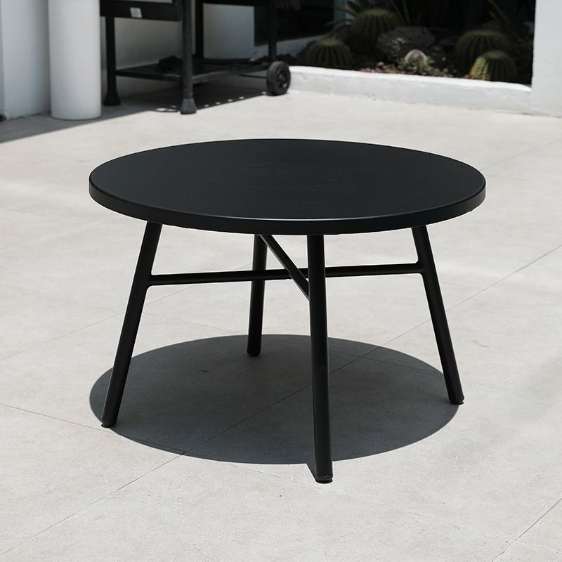 Boho 1/3/4/5 Pieces Dining Table Set Metal Round Round Dining Set