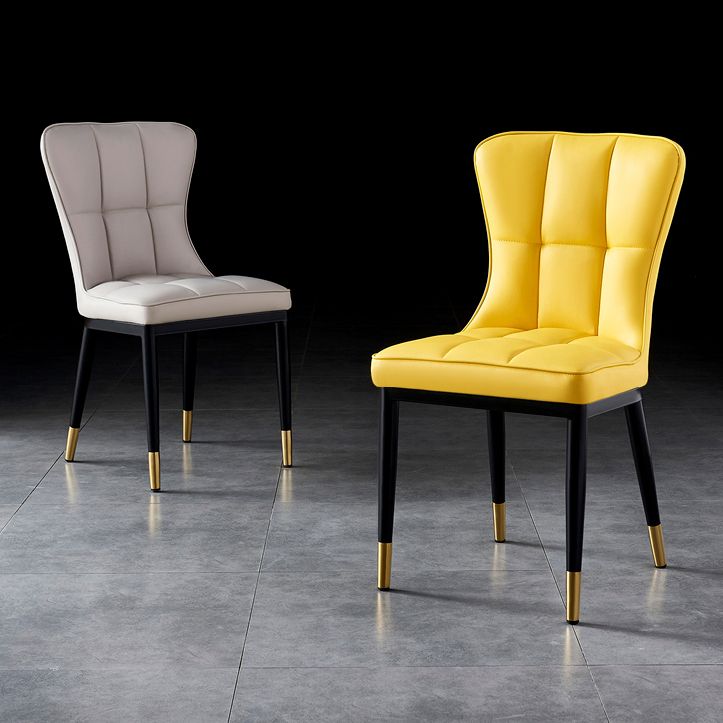 Parsons Dining Room Chair Glam Armless Dining Chairs for Home