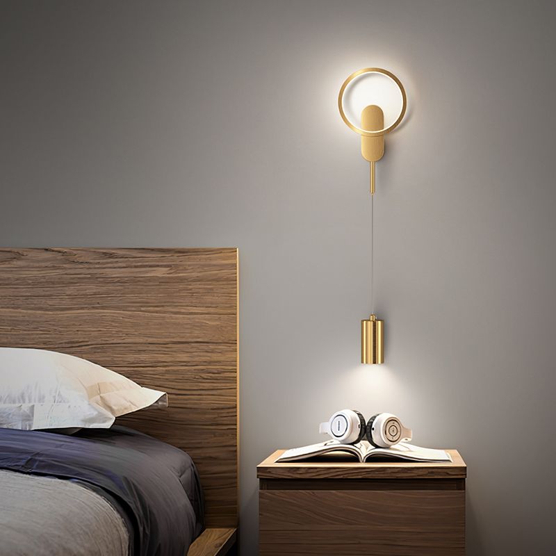 Post-Modern Adjustable Wall Lamp Metal Sconce Lighting for Bedroom