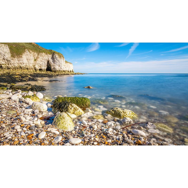 Customized Sea Mural Wall Decor Eco-friendly Wallpaper for Dining Room