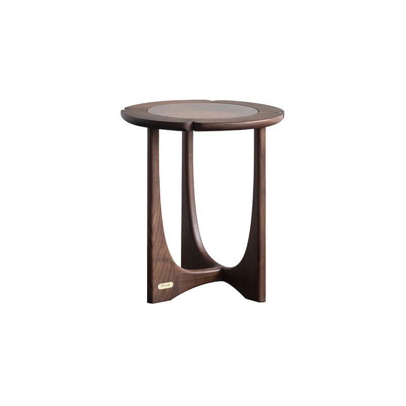 Cross Legs Cocktail Table Tropical Glass Coffee Table No Distressing