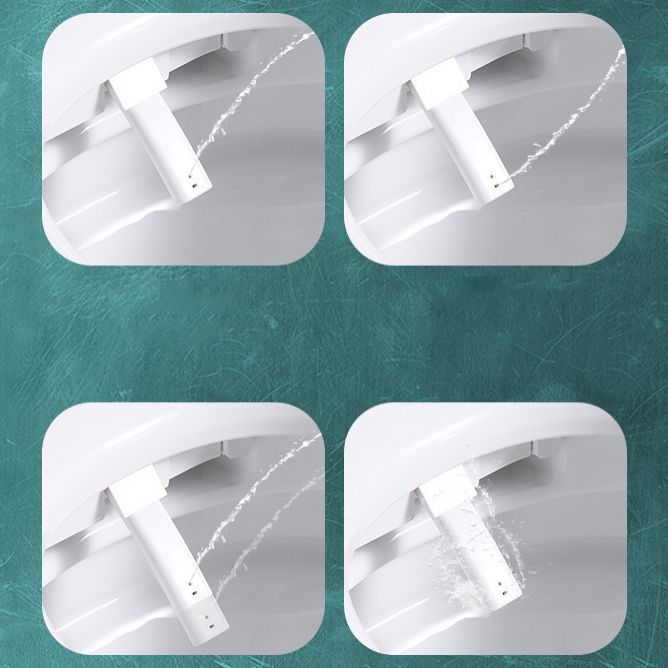 Modern Flush Toilet Concealed Tank One-Piece Toilet with Slow Close Seat