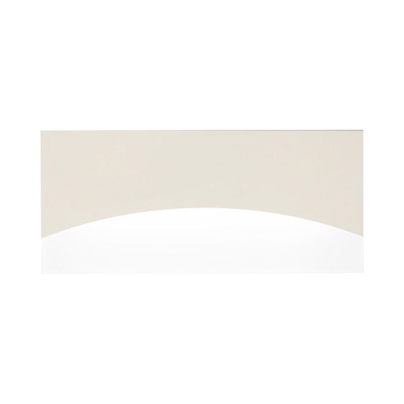 Éclairage mural de chevet rectangulaire ACRYLIC CONtemporain Blanc / Gol Lumière en lumière chaude / blanche