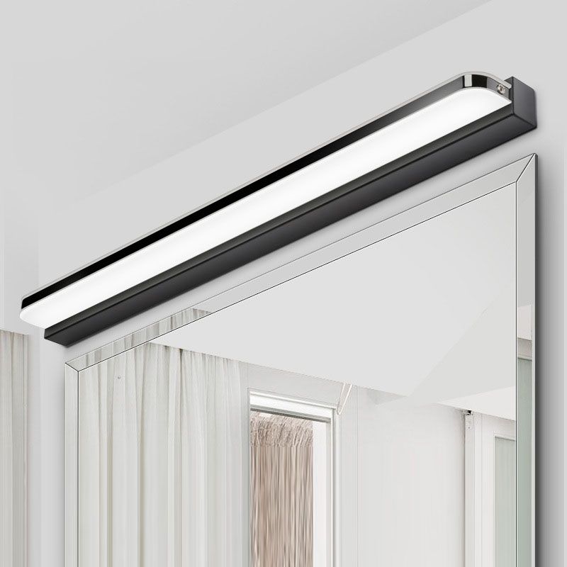 Linear Shade 1 Head Wall Sconce Modern Simple Style Mirror Wall Lighting