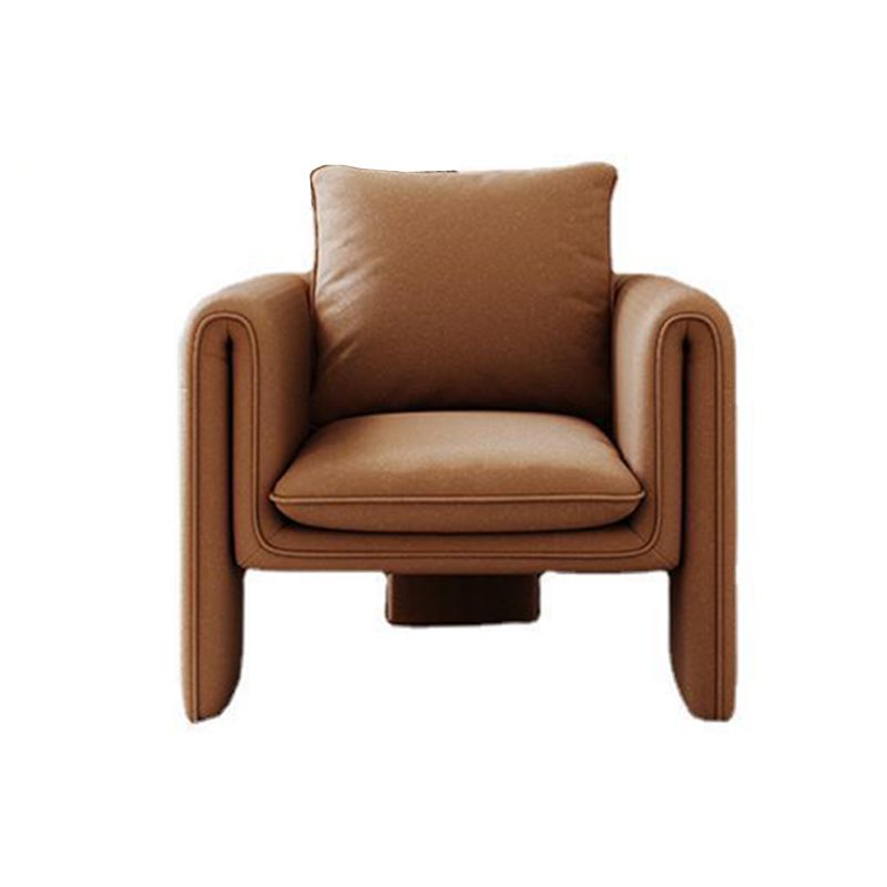 35.43" High Velvet Armless Chair Solid Wood Frame Chair for Living Room