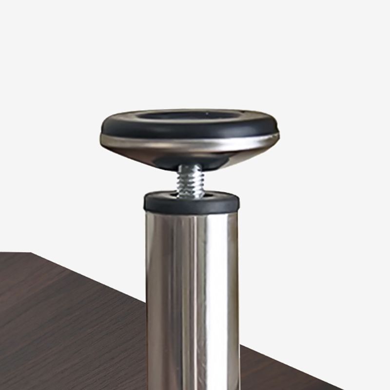 11.81" Wide Engineered Wood Geometric Bookcase Contemporary Metal and Wood Bookcase