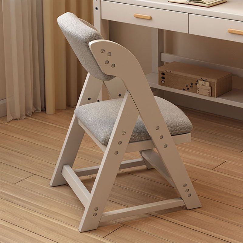 Contemporary Style Chair Dining Armless Side Chairs with Wooden Legs