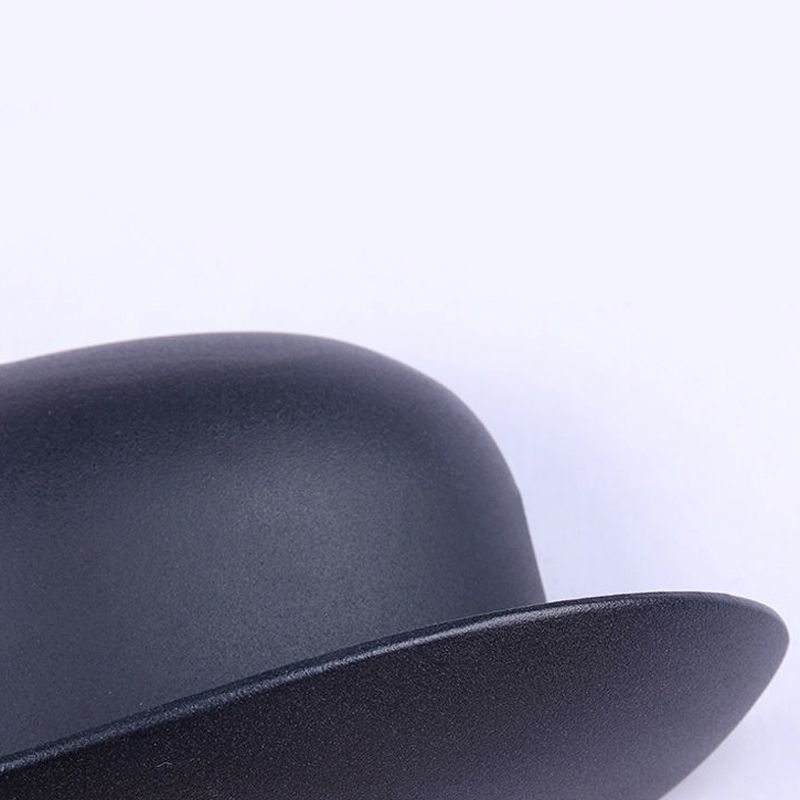 Hat Shape Wall Lamp Modern Style Metal 1 Light Wall Light in White/Black