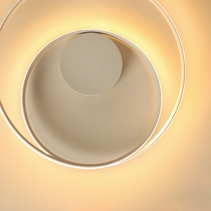 Metal Ribbon Flush Mount Ceiling Light Fixture Modern Living Room Flush Mount Lighting Fixtures
