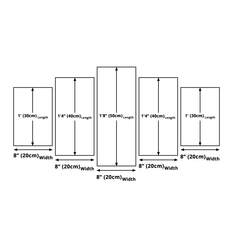 Multi-Piece Brown Canvas Modern Monument Valley Dusk View Wall Art Decor for Home