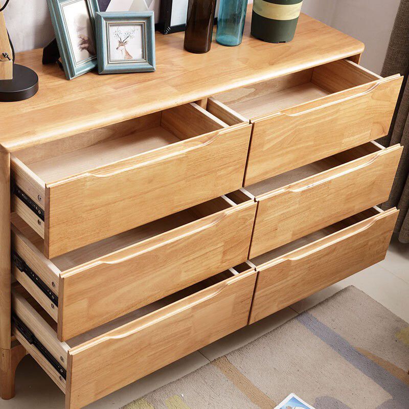 15.6" Width Solid Wood Storage Chest Dresser Modern Storage Chest