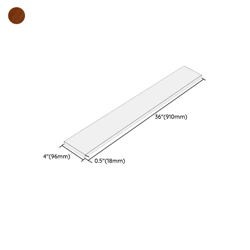 Traditional Flooring Tiles Distressed Click-Locking Wooden Wall Planks