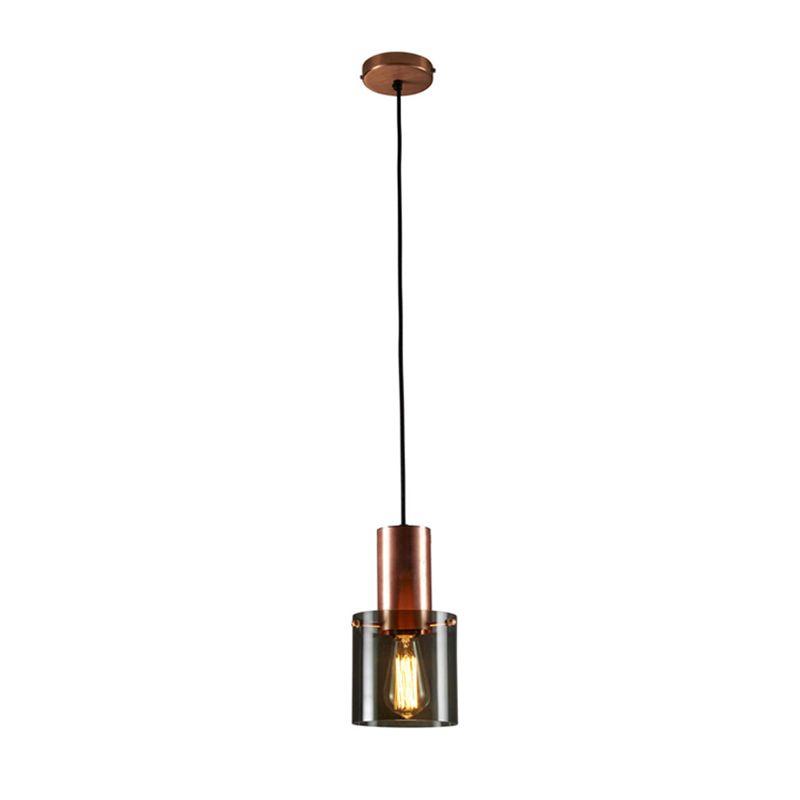 Fles gevormd naar beneden verlichtingshangersglas 1-licht postmoderne plafond suspensielamp