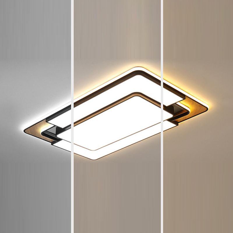 Nordic Simple Flush Ceiling Light Geometric LED Flush Mount Lighting