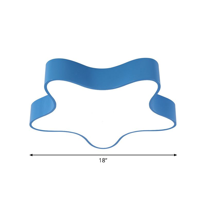 Pentacle Deckenleuchte Cartoon Metall Schlafzimmer LED Unterputzleuchte