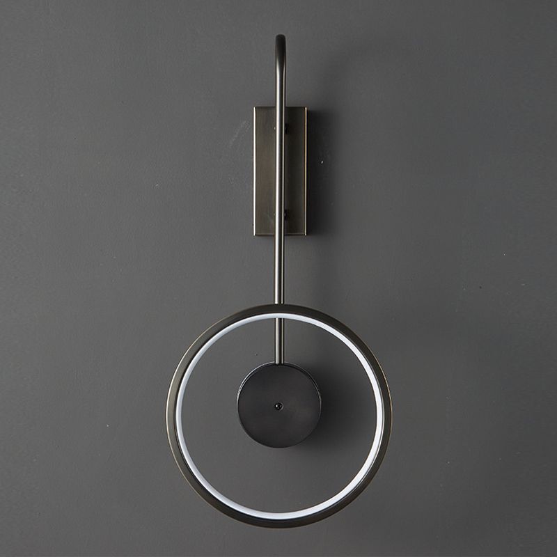 Post-Modern Wall Sconce Copper LED Sconce Lighting for Bedroom