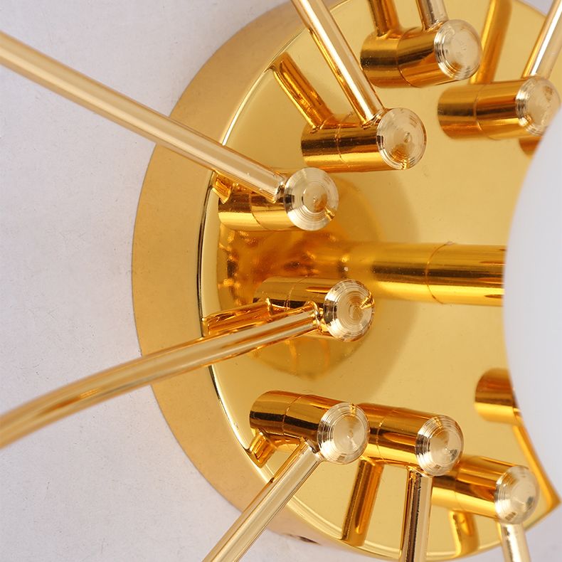 7+6 Luces Tema de planeta Techo de estilo moderno Techo Globe Shade Sala de estar accesorio de iluminación