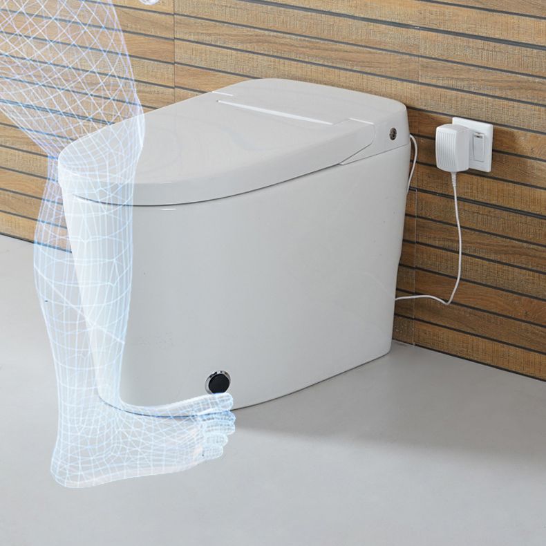 Siphon Jet Elongated Toilet Bowl Modern Flush Toilet With Seat for Bathroom