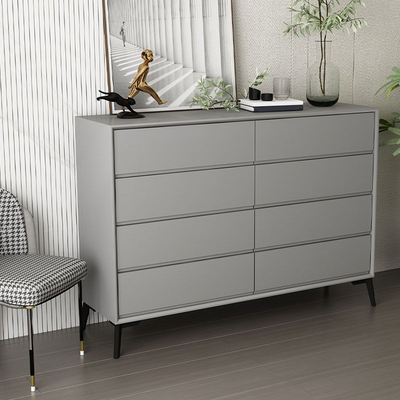 Modernism Horizontal Dresser Wood Storage Lingerie Chest for Home