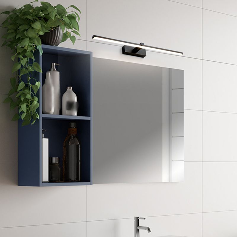 Lampada sconde in metallo moderno a parete a 1 luci per il bagno