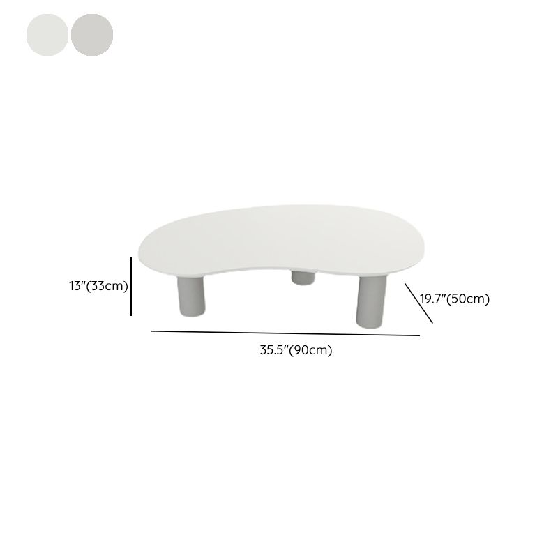 Modern 3 Legs Coffee Table Slate Coffee Table for Living Room