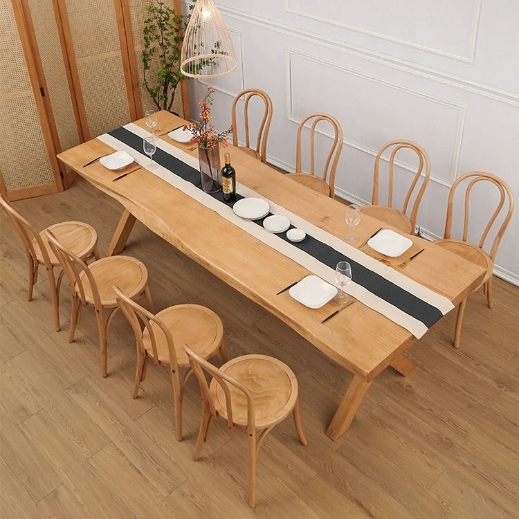 Modern 1/2/5/9 Pieces Dining Set Solid Wood Dining Furniture Set /Separate Items