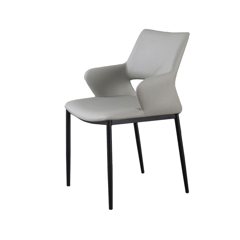 Open Back Dining Chair Contemporary Indoor Dining Side Chair