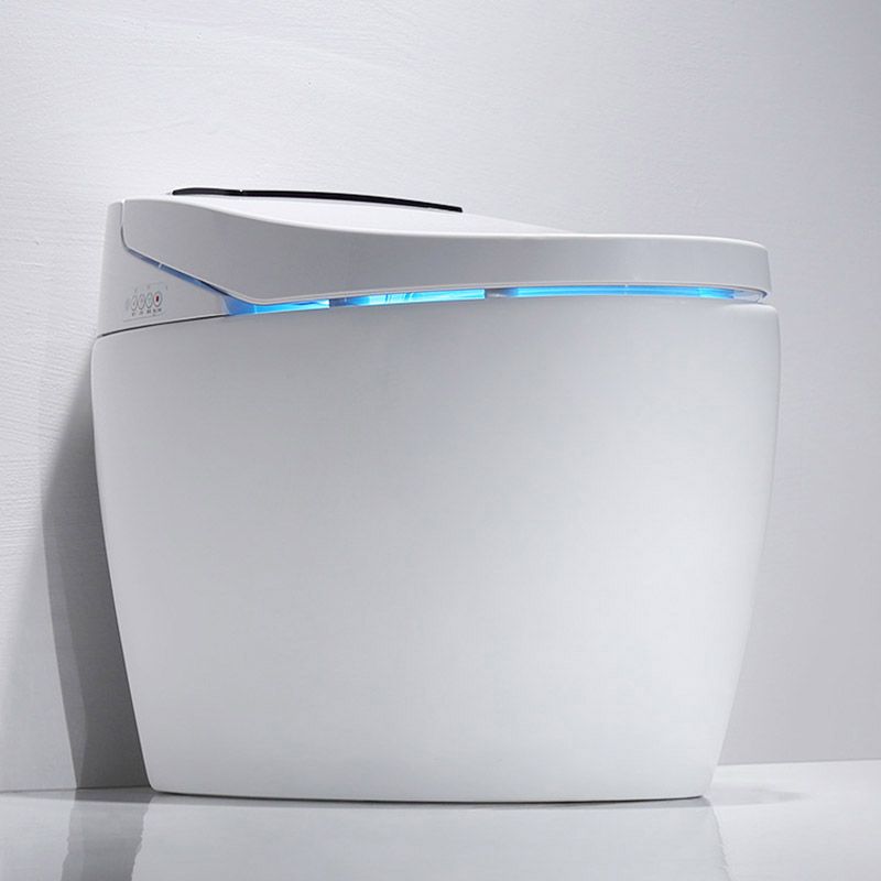 Modern All-In-One Skirted Toilet Bowl Siphon Jet Toilet with Seat for Bathroom