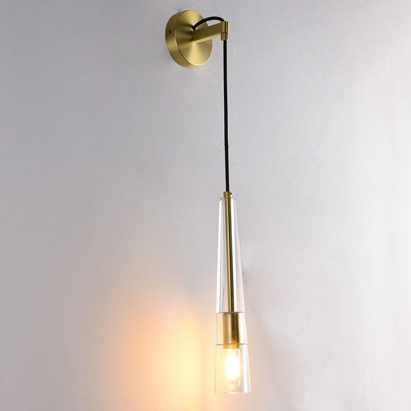 Lampade a parete triangolare di semplicità postmoderna Fissature per la parete per camera da letto